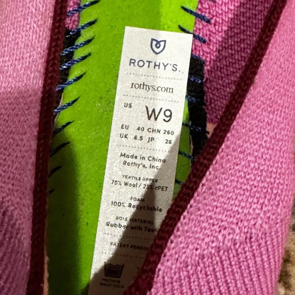 Rothy's Limited Edition The Merino Wool Tassel Slip On Loafer Size 9 NWOB - Picture 10 of 10